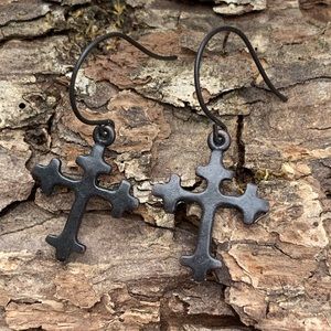 Crusades Cross Earrings